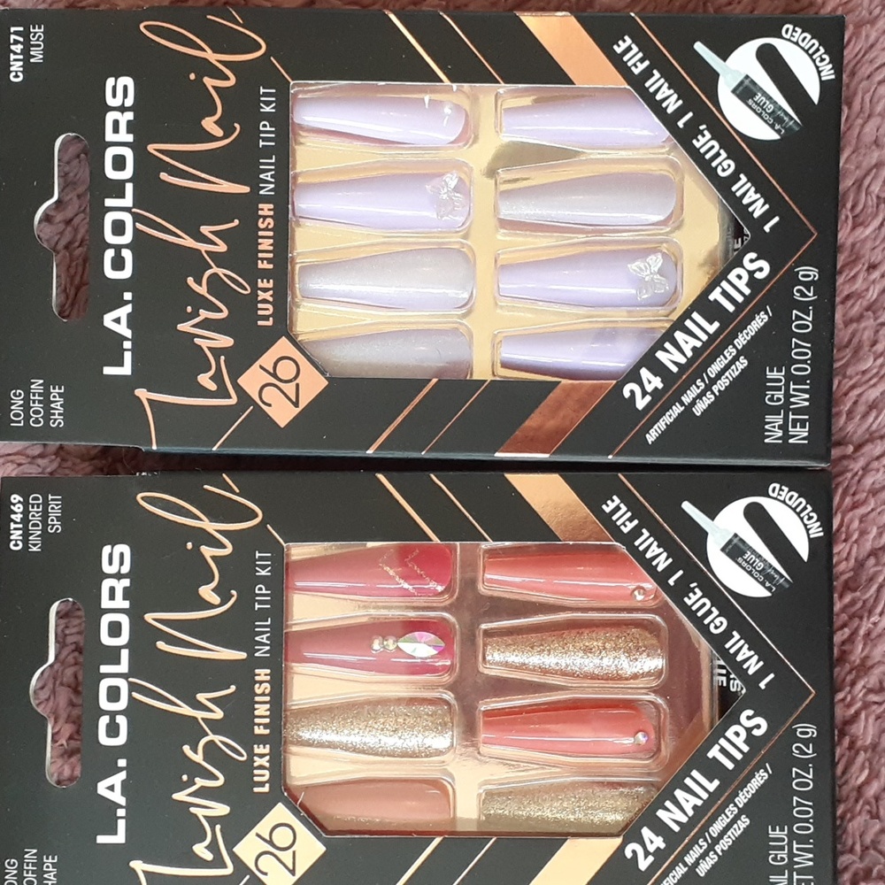 Brand New L.A. COLORS False Nails- 2 CT.